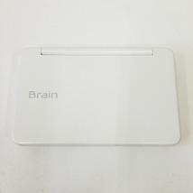 〇〇 SHARP シャープ Brain 電子辞書 PW-SA5 ホワイト やや傷や汚れあり_画像3