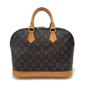 〇〇 LOUIS VUITTON ルイヴィトン モノグラム アルマ 布袋付 ショルダーストラップ付 ハンドバッグ M51130 ブラウン やや傷や汚れあり