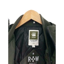 〇〇 G-star raw ジースターロゥ メンズ 中綿ブルゾン サイズS カーキ やや傷や汚れあり_画像3