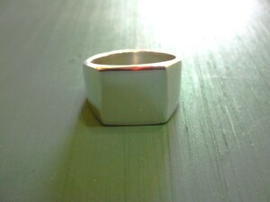 Серебряное кольцо печать 925