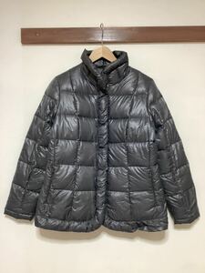 つ1059 Eddie Bauer ダウンジャケット PM リップストップナイロン グレー