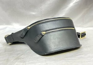 SAAD Sard leather waist bag shoulder bag 65003154 black 