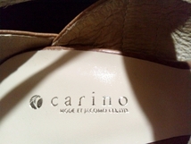 carino カリーノ MODE ET JACOMO モードエジャコモ ヒールサンダル 茶色 金 ライトブラウン ゴールド レザー ストラップ 日本製 22.5cm_画像10