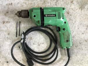 ドリルビット付き N-1331 HITACHI 工具 日立工機 10mm 正転逆転 変速ドリル D10V1 100V 電気ドリル