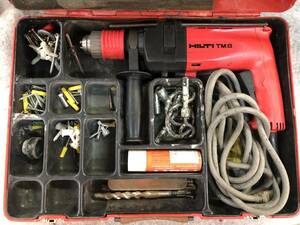 動作品 付属品多数 N-1427 ★HILTI ヒルティ ハンマドリル TM8 ハンマードリル 100V