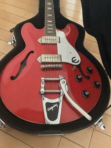 ■■ прекрасный товар Epiphone Casino. Epiphone Casino .made in japan ограниченный товар .※ полный custom ※ контри-рок Jazz Beatles Beatles 