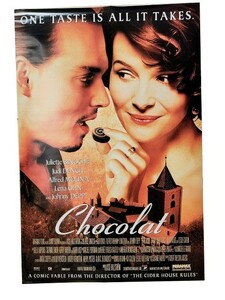 【新品 アウトレット】ポスター Chocolat★ショコラ ジュリエットビノシュ ジョニーデップ ジョアンハリス アメリカ ハリウッド 映画 MOVIE