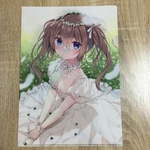 宮坂みゆ　クリアファイル A4サイズ　クローバー_画像1