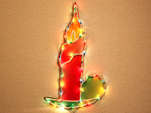 イルミネーションライト パネル キャンドル モチーフライト クリスマス 照明 ライト パーティーグッズ ランプ イルミネーション