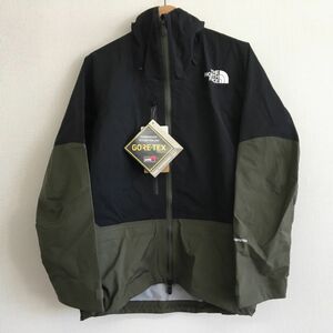 未使用品 THE NORTH FACE Powder Guide LightJacket KN Size:M NS62205 ブラックxニュートープグリーン パウダーガイドライトジ …[L8135]