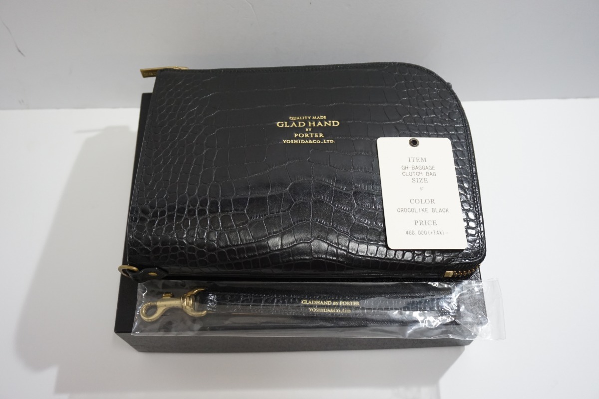 グラッドハンドGLAD HAND PORTER ポーター GH-BAGGAGE CLUTCH BAG