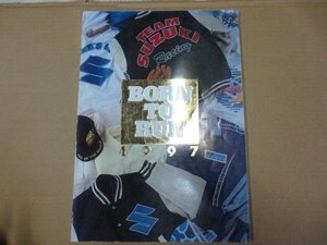 スズキ 1997年 BORN TO RUN 二輪用　バイク　オリジナルグッズカタログ 用品 純正　伊t