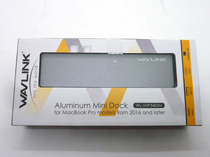  new goods unopened WAVLINK aluminium Mini dokUSB C Hub 6in1 Space gray WL-UHP3405M