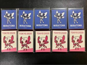 東京2020オリンピック　ミニメモ　2種類×5冊　計10冊　ソメイティ　ミライトワ　公式ライセンス商品　TOKYO2020