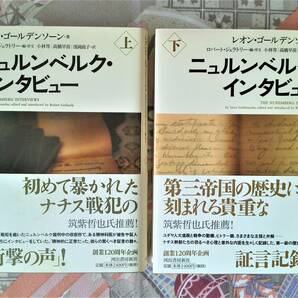 ニュルンベルク・インタビュー　上下　　レオン・ゴールデンソーン　ロバート・ジェラトリー　小林等　高橋早苗　浅岡政子　　河出書房新社