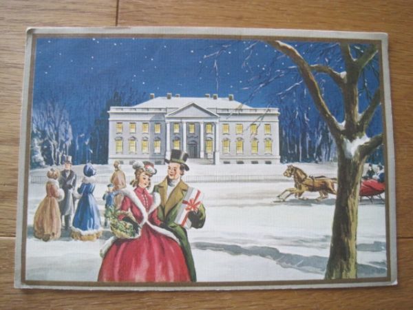 मुफ़्त शिपिंग प्राचीन क्रिसमस कार्ड पोस्टकार्ड विंटेज ग्रीटिंग कार्ड 1, एंटीक, संग्रह, विविध वस्तुएं, पोस्टकार्ड