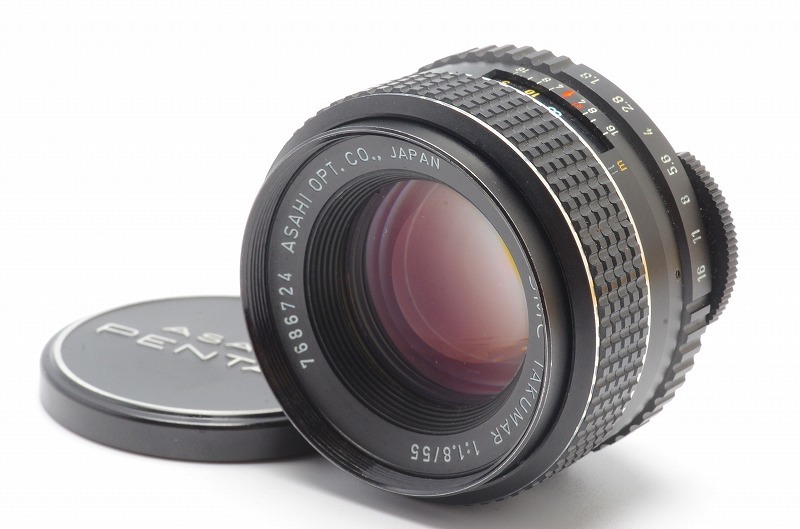 ☆美品☆ ペンタックスASAHI SMC TAKUMAR 55mm F1.8 lens レンズキレイ