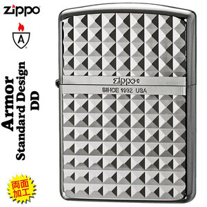 zippo アーマー ジッポーライター スタンダードデザイン 銀ミラー (D) 16SD-DD