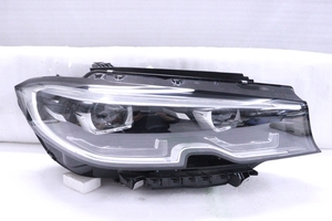 2Y-306★美品★LED G20 BMW３シリーズ★右ヘッドライト A8 9481704-08/LE16C6385 ブラック 純正★BMW (RO)