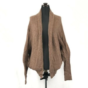 ニトカ/nitca★ボタンレスカーディガン【women’s size -F/茶/brown】Tops/Cardigan◆BH30