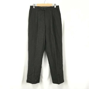 日本製/オンワード樫山★VALヴァレンティノ/VALENTINO★スラックスパンツ【Mens size -76/股下75cm/グレー系】訳特価/Pants/Trousers◆BH49