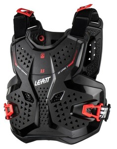 キッズ用 チェストプロテクター LEATT 23 3.5 ブラック/レッド（ネックブレース対応）子供用 モトクロス 正規輸入品 WESTWOODMX