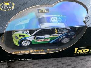 IXO　1/43　フォードフォーカス　RS　WRC　＃３　Winner Rolly Finland 2006　used　難あり