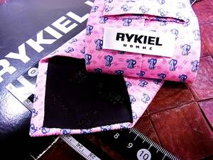 ●1978●良品●ソニア リキエル【RYKIEL】【象・ゾウ】ネクタイ