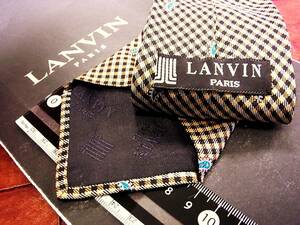 ●1921●良品●【刺繍・ペイズリー】ランバン【LANVIN】ネクタイ