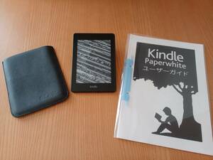 ◆広告なしモデル　Kindle Paperwhite 第10世代 防水機能搭載 wifi 8GB ブラック 広告なし 電子書籍リーダー　カバー　取説付き　