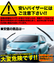 デリカ D:5 系 車種専用 ドア バイザー 止め具付き 雨除け 日除け 対策 悪天候 換気 FJ3575_画像3