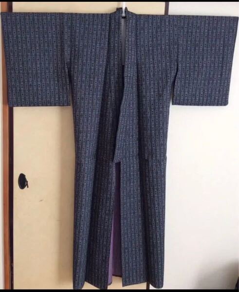 和服 単衣 リメイク 小紋