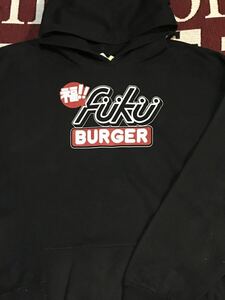 Fuku Burger パーカー　福バーガー　ラスベガス　ハリウッド　アメリカ　ビンテージ　ハンバーガー　ネバダ　カジノ　ホテル　古着