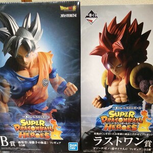 一番くじドラゴンボール スーパードラゴンボールヒーローズ B賞 孫悟空 ラストワン賞ゴジータ ゼノ