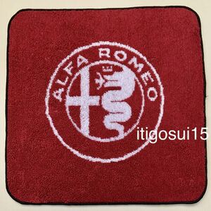 *[ unused ] Alpha Romeo ALFA ROMEO* hand towel now . towel * Novelty * not for sale * emblem * made in Japan 