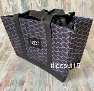*[ не использовался ] Audi Audi* кондиционер большая сумка термос сумка эко-сумка покупка сумка * Novelty 