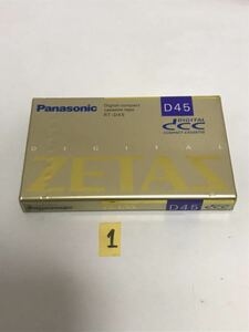 希少 未開封 Panasonic パナソニック ZETAS RT-D45 DCC デジタルコンパクトカセットテープ ① 240s0350