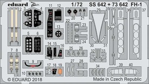 FH-1 ファントム エッチングパーツ （スペシャルホビー用） （1/72スケール エッチングパーツ EDU73642）