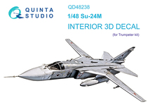 QUINTA STUDIO(QD48238)1/48 スホーイ Su-24M用内装3Dデカール (トランペッター用)_画像2