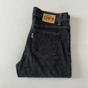 EDWIN エドウィン 431L ブーツカットジーンズ デニムパンツ ストレッチ ブラック W29 L31 日本製