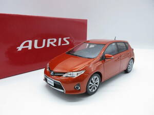 1/30 トヨタ 新型オーリスRS AURIS 前期 非売品 カラーサンプル ミニカー　オレンジメタリック