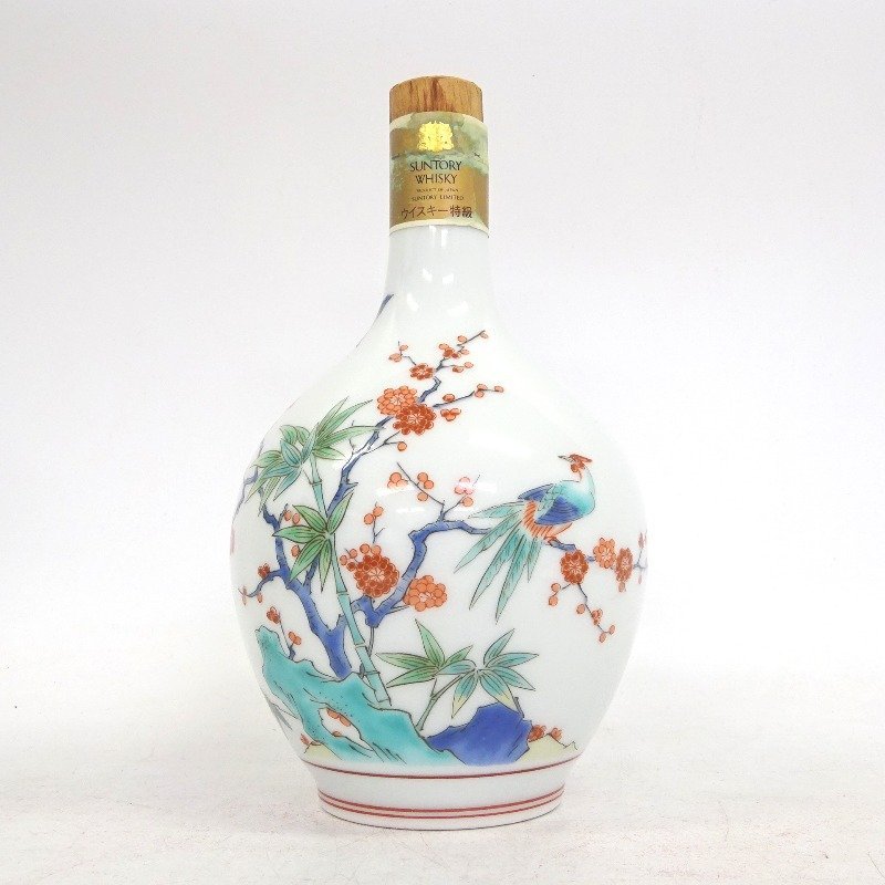 サントリーウイスキー 有田焼 錦鶏菊梅竹文 特級 陶器ボトル 720ml 43