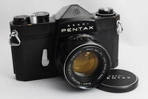 整備済み ペンタックス SL ブラック Super-Takumar 55mm f1.8 レンズセット　#0174 をk_画像2