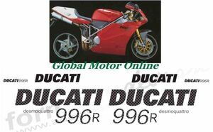 グラフィック デカール ステッカー 車体用 / ドゥカティ Ducati 996 / 996R DESMOQUATTRO レストア