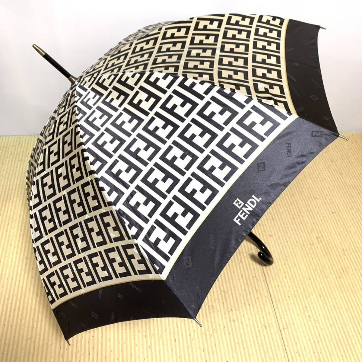 傘 FENDI 新品 長傘 ズッカ柄 60cm