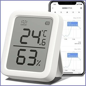 SwitchBot 温湿度計プラス Alexa 温度計 湿度計 - スマホで温度湿度管理 スイッチボット デジタル 高精度