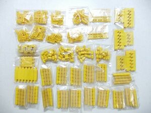 (60)J-9　LEGO　パーツ別　黄色　約660個　まとめてセット　丸ブロック・グリルタイル・スロープなど