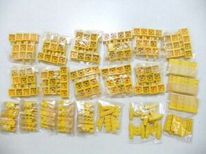 (60)J-6　LEGO　パーツ別　黄色　約220個　まとめてセット　特殊ブロック・タイル・ブラケットなど