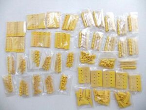(60)J-3　LEGO　パーツ別　黄色　約630個　まとめてセット　コーン・スロープ・タイルなど