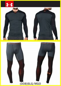 бесплатная доставка быстрое решение *UNDER ARMOUR* Under Armor * холодный механизм armor -ere men tsumok& регулирование ngs верх и низ в комплекте *S размер * обычная цена 19800 иен